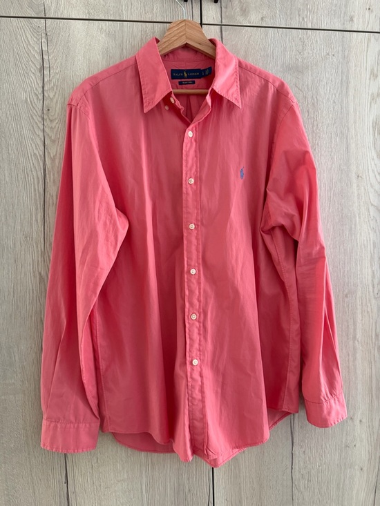 Ralph Lauren Other - Polo Ralph Lauren light beach twill shirt in coral